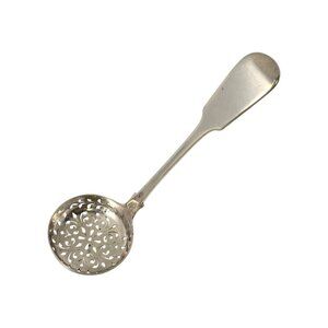 Antique HJ Lias & Son London England Sterling Silver Sugar Sifter 5 1/4" #19864